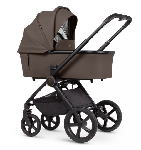 Venicci Tinum Upline 2 - wózek wielofunkcyjny, zestaw 2w1 z opcją 3w1 i 4w1 | Brownie